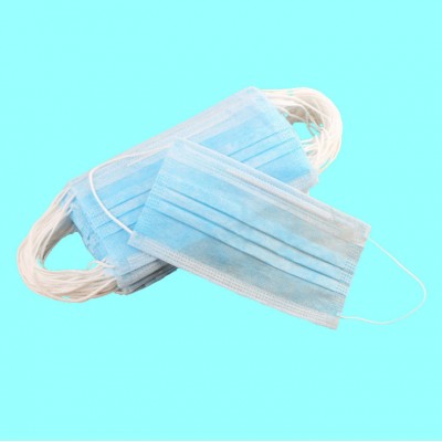 Amazon safe medical disposable face mask three layers sterility mask